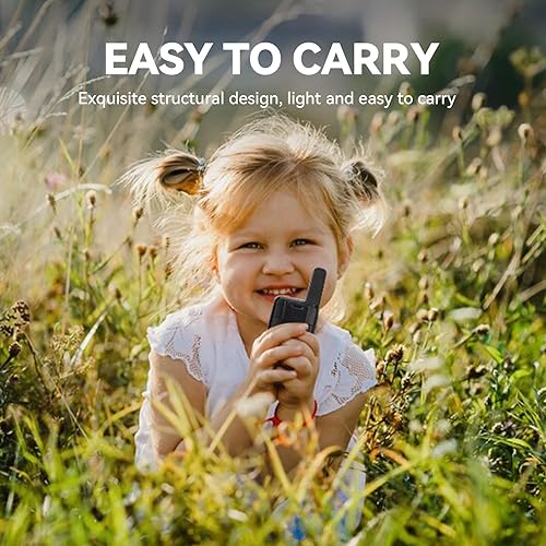 Miniatura 6 de Retevis RB67 Walkie Talkie - Walkie Talkie recargable para adultos de 1600 mAh, largo alcance, pequeñas radios bidireccionales FRS portátiles,