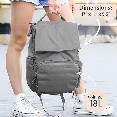 Miniatura 8 de BREVITE - The Runner - Mochilas compactas para fotógrafos - Una mochila de fotografía minimalista y fácil de viajar compatible con accesorios para