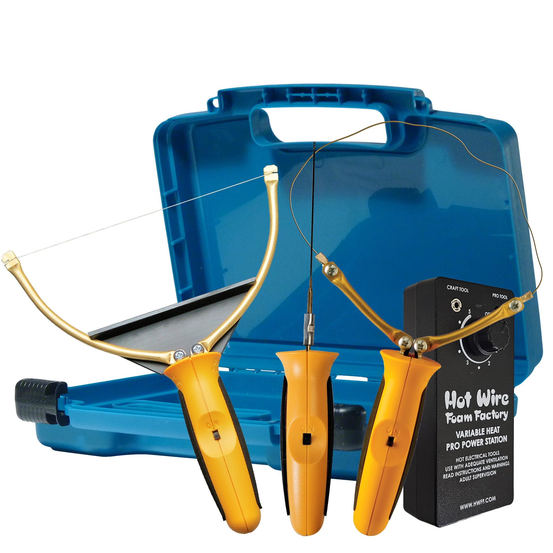 Hot Wire Foam Factory Pro Sculpting Tool, 3 Inch Hot Knife & Freehand Router Foam Cutting Kit | Cuts EPS Foam, XPS, Styrofoam, & Polystyrene | Made in