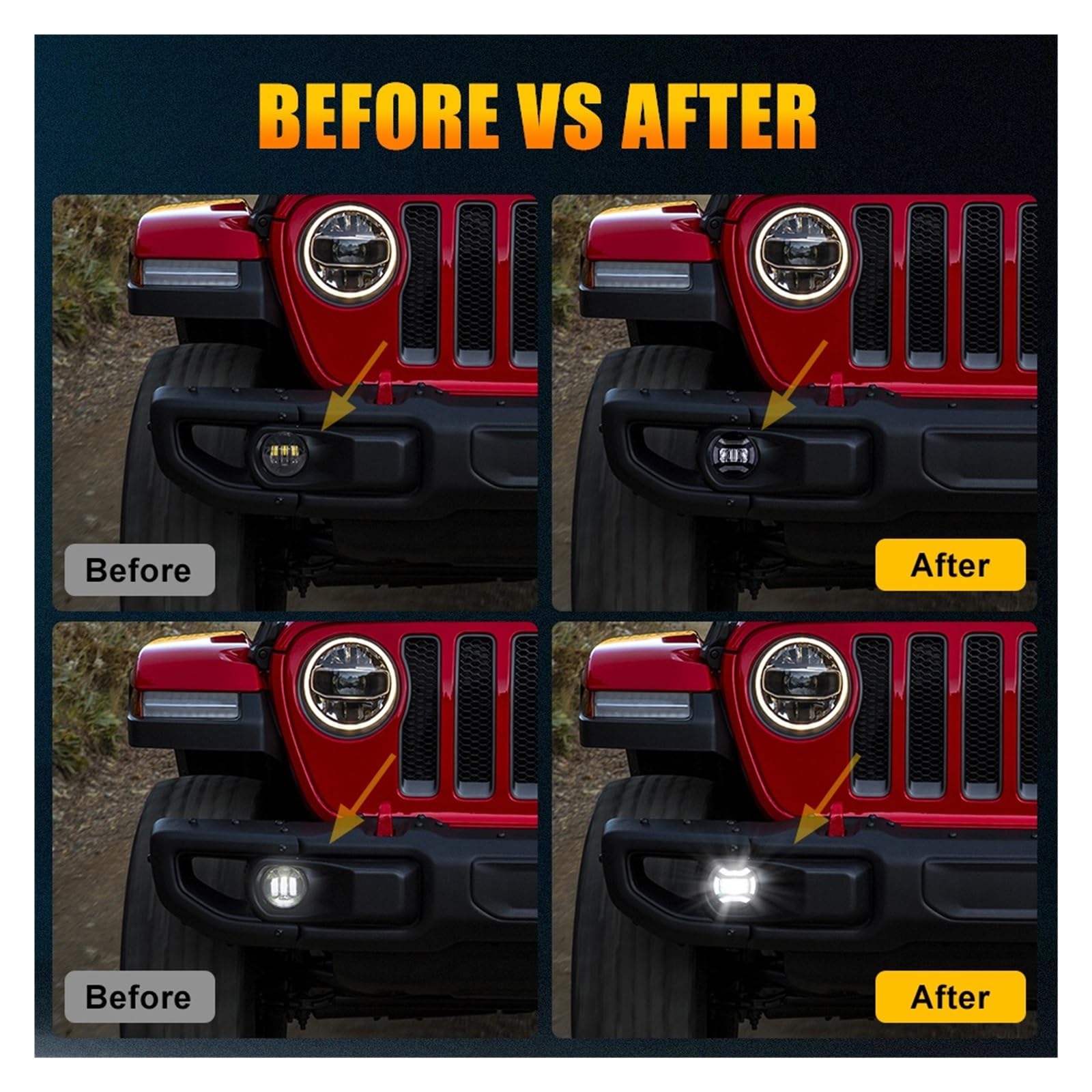 Kits of LED-lampen voor Jeep WRANGLER