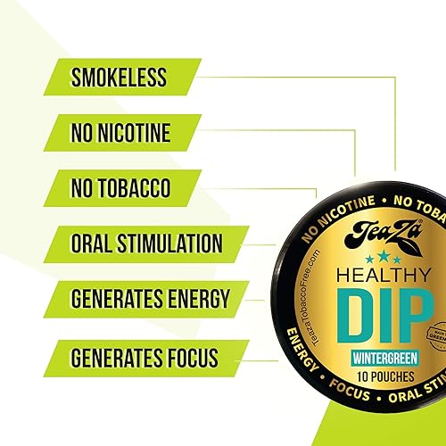 Vista 35 de Teaza Bolsas energéticas, sin tabaco, sin nicotina, sin humo, alternativa al tabaco y inmersión energética, alternativa al tabaco para masticar