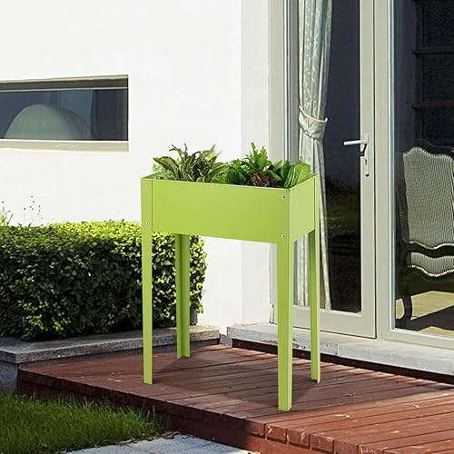 Miniatura 6 de Giantex macetero alto, elevado, para plantas, para jardín, para aire libre