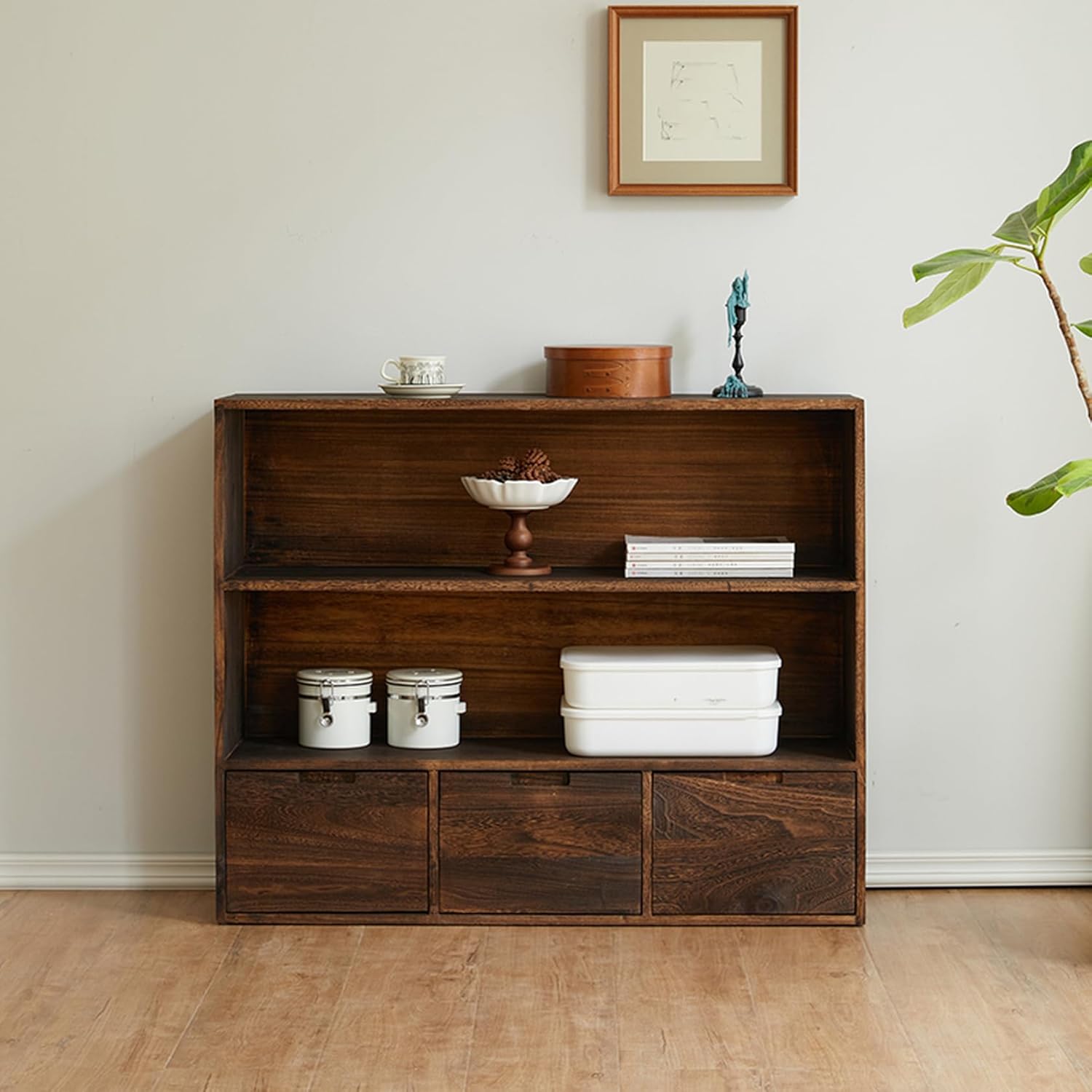 昭和レトロ アンティーク調 木製キャビネット 幅約70cm 洋風 カリモク