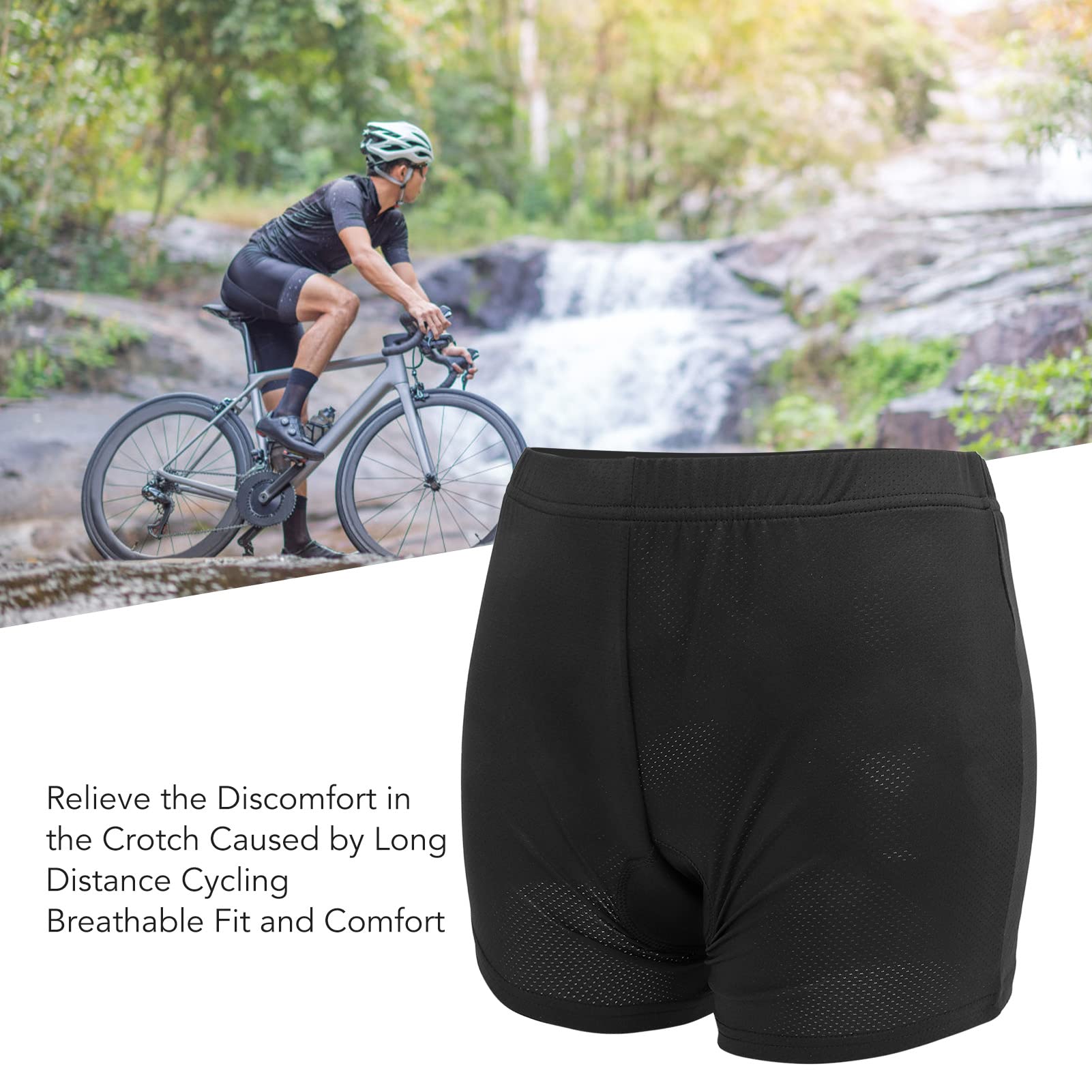 Mutande Da Equitazione Uomo Con Fondello In Silicone – Pantaloncini Imbottiti Per Ciclismo, Antiurto E Traspiranti, Taglia M