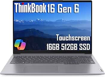 Amazon.com: Lenovo ThinkBook 16 Gen 6 Business Laptop (16