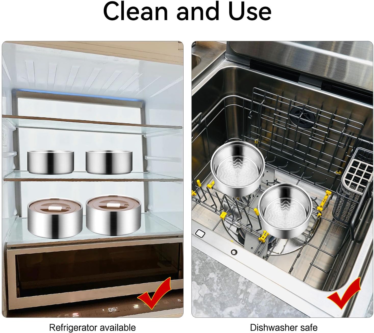 GOLDEN KEY 120 oz Stainless Steel Stackable Lunch Box for Adult, Huge Capacity Bento Box with Stackable 4 Tier Food Container, and Lunch Bag (120 Ounces 4-Layers Bento) - Super Large - Image 6