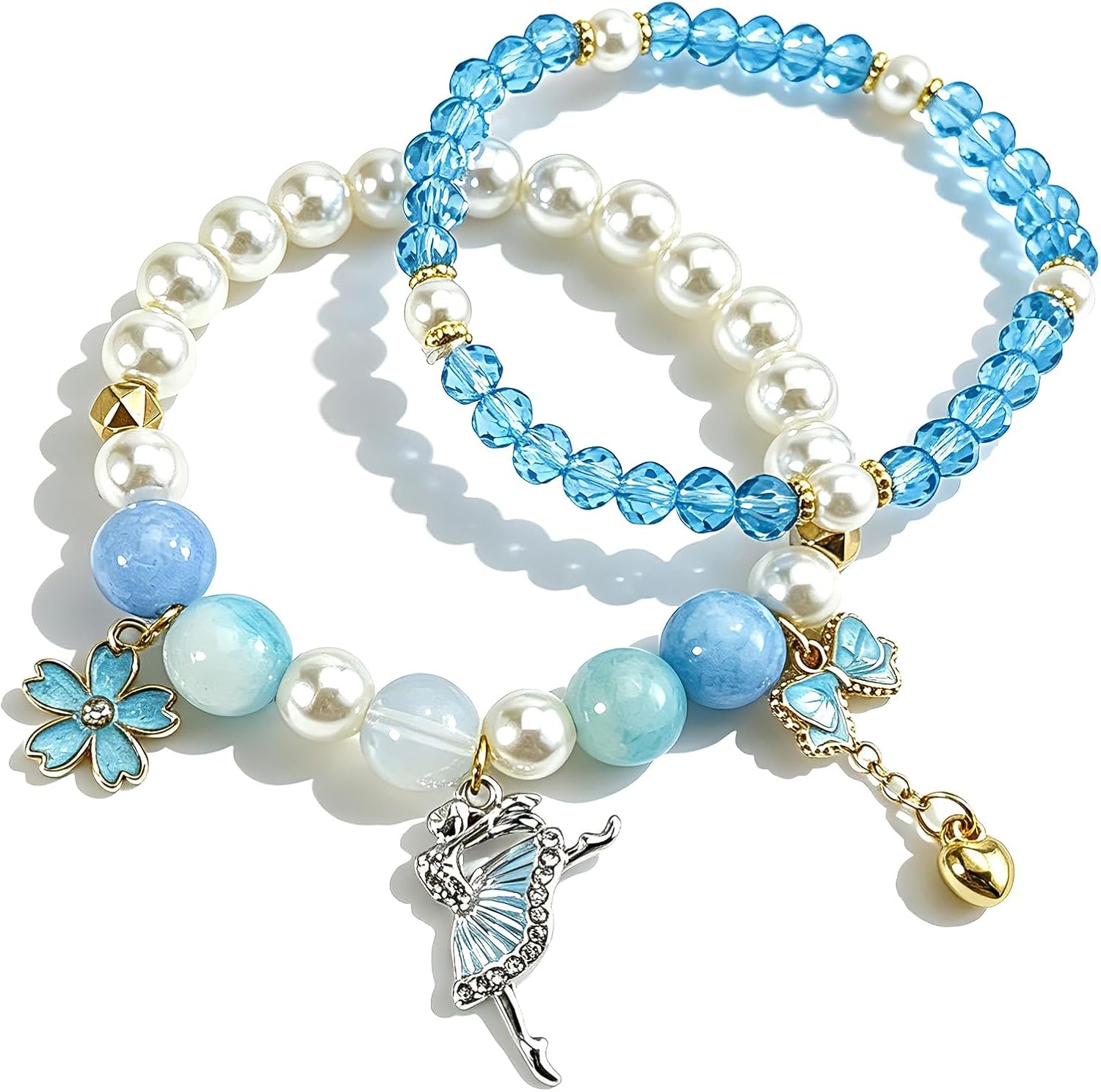Ballerina Bracelet Dance Recital Bracelet Ballerina Blue Bracelet Cute Ballerina Dance Beaded Bracelet Ballerina Friendship Bracelets Ballerina Party Jewellery