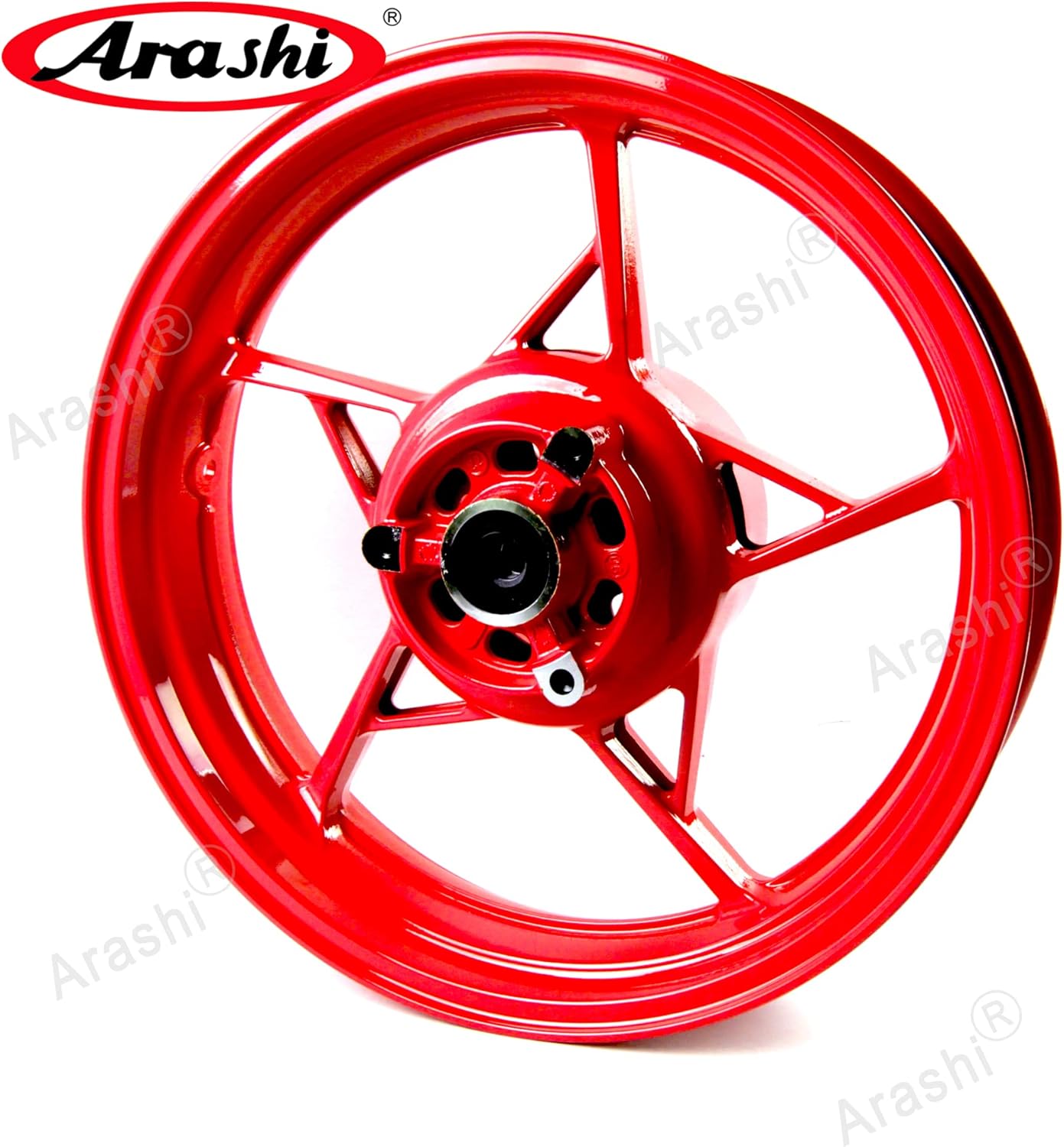 Arashi Rear Wheel Rim for Kawasaki Z900 2017-2025 ABS include, Z900 SE 2022-2025, Motorcycle Replacement Accessories Parts Red