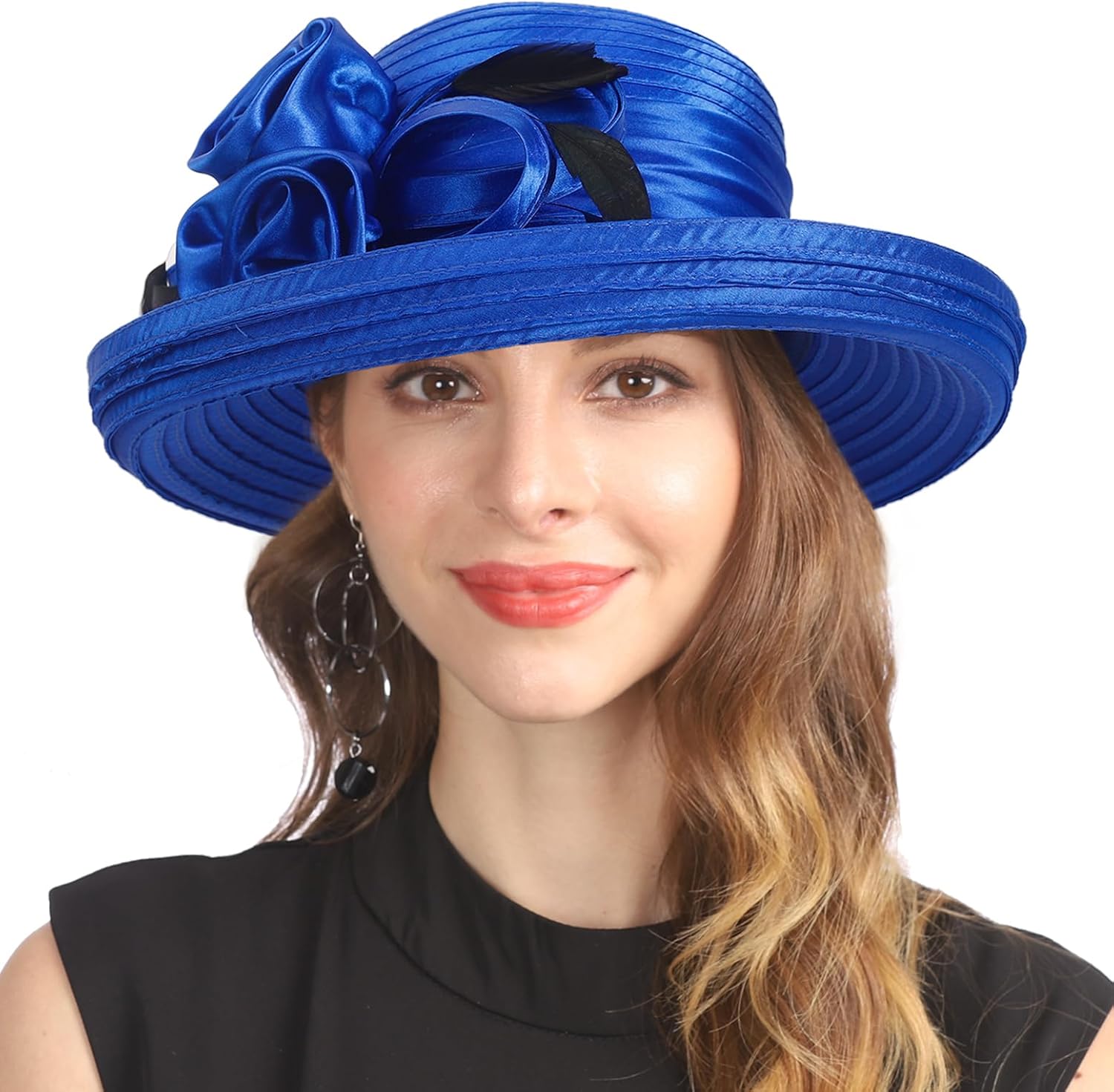 Women Derby Church Hat Tea Party Wedding Bucket Hats