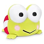 TeeTurtle - The Officially Licensed Original Sanrio Reversible Plushie - Keroppi - Cute Sensory Fidget Stuffed Animals That Show Your Mood