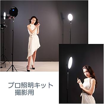 VILTROX ビデオライト 8インチ円形 VL-300T 超薄型 撮影用ライト輝度と色温度調整可 3300K?5600K CRI95+ 定常光ライト 一眼レフカメラ/DVカメラ/ Amazon | VILTROX ビデオライト 8インチ円形 VL-300T 超薄型