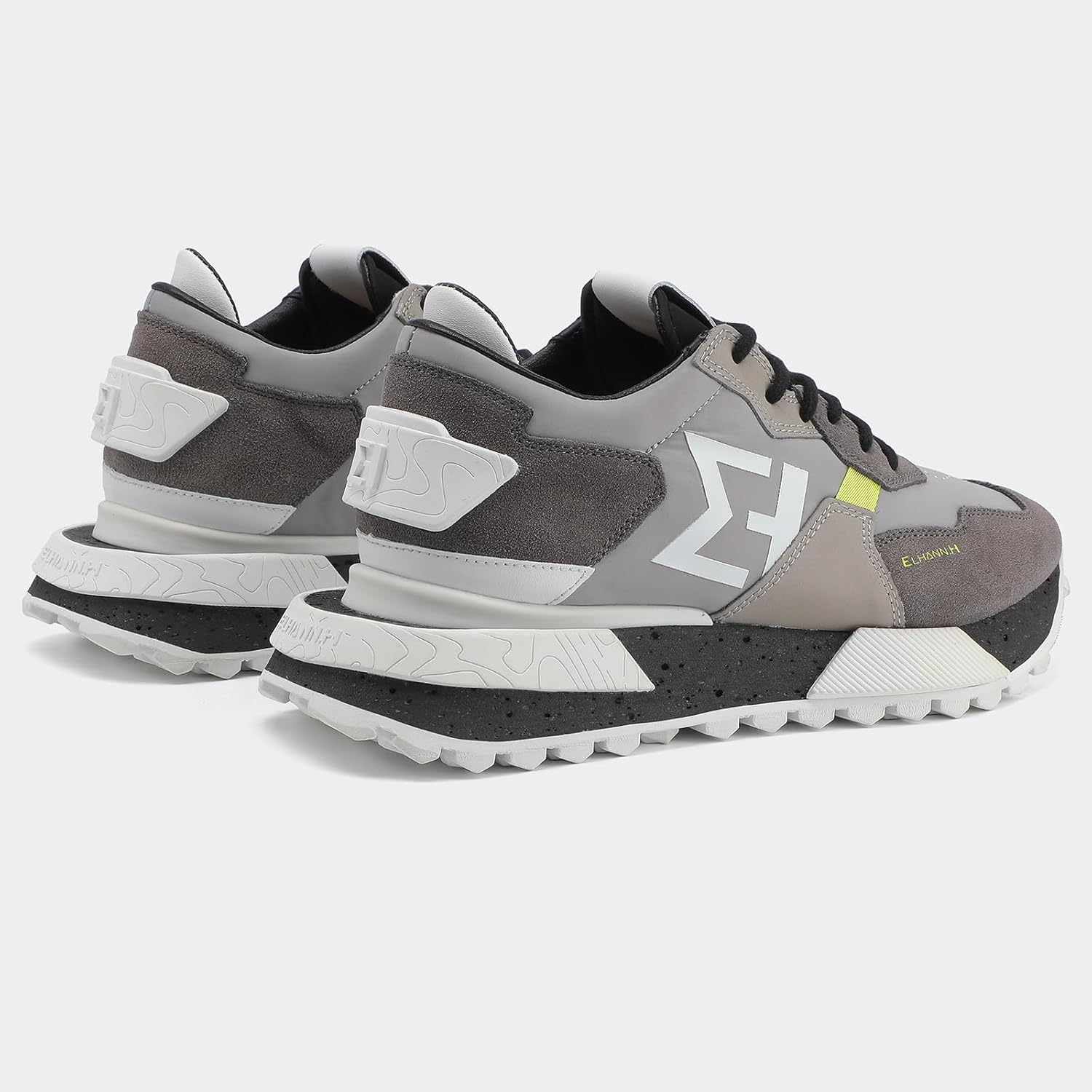 The NSJ600 is a Sneaker with Very Graphic Design, Made of Leather, Premium Suede and Nylon its Vintage Sporty Finish fit Every Outfit. - Image 4