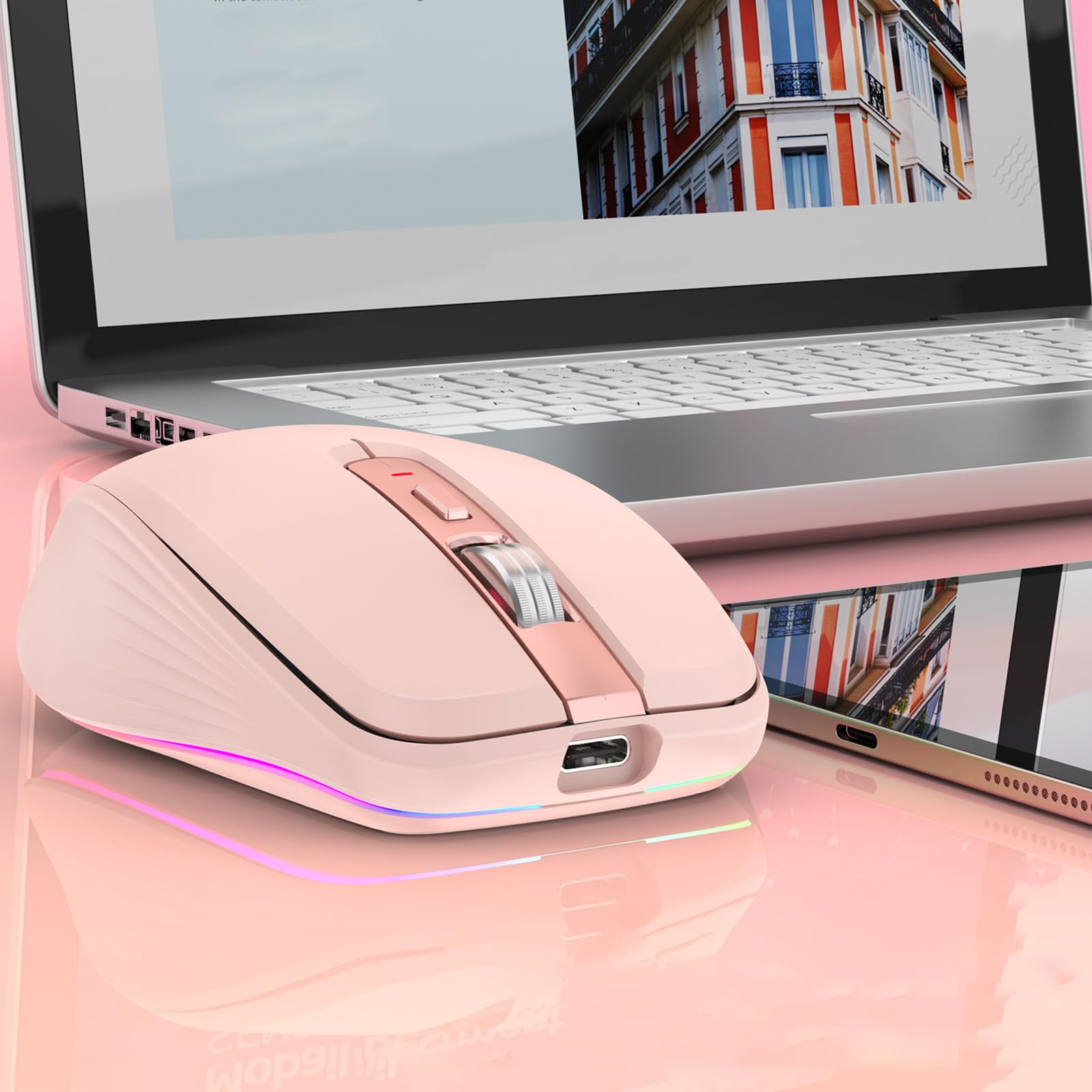 Amazon.co.jp: ノートパソコン用Bluetoothマウス、2.4gワイヤレス