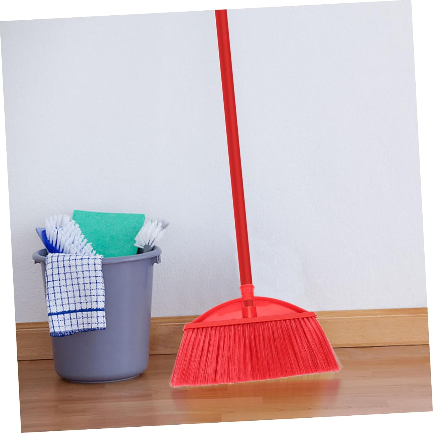 Replaceable Plastic Sweeper Head Durable Kitchen Broom Replacement for Home Office Cleaning for Indoor Outdoor Use for Easy Storage