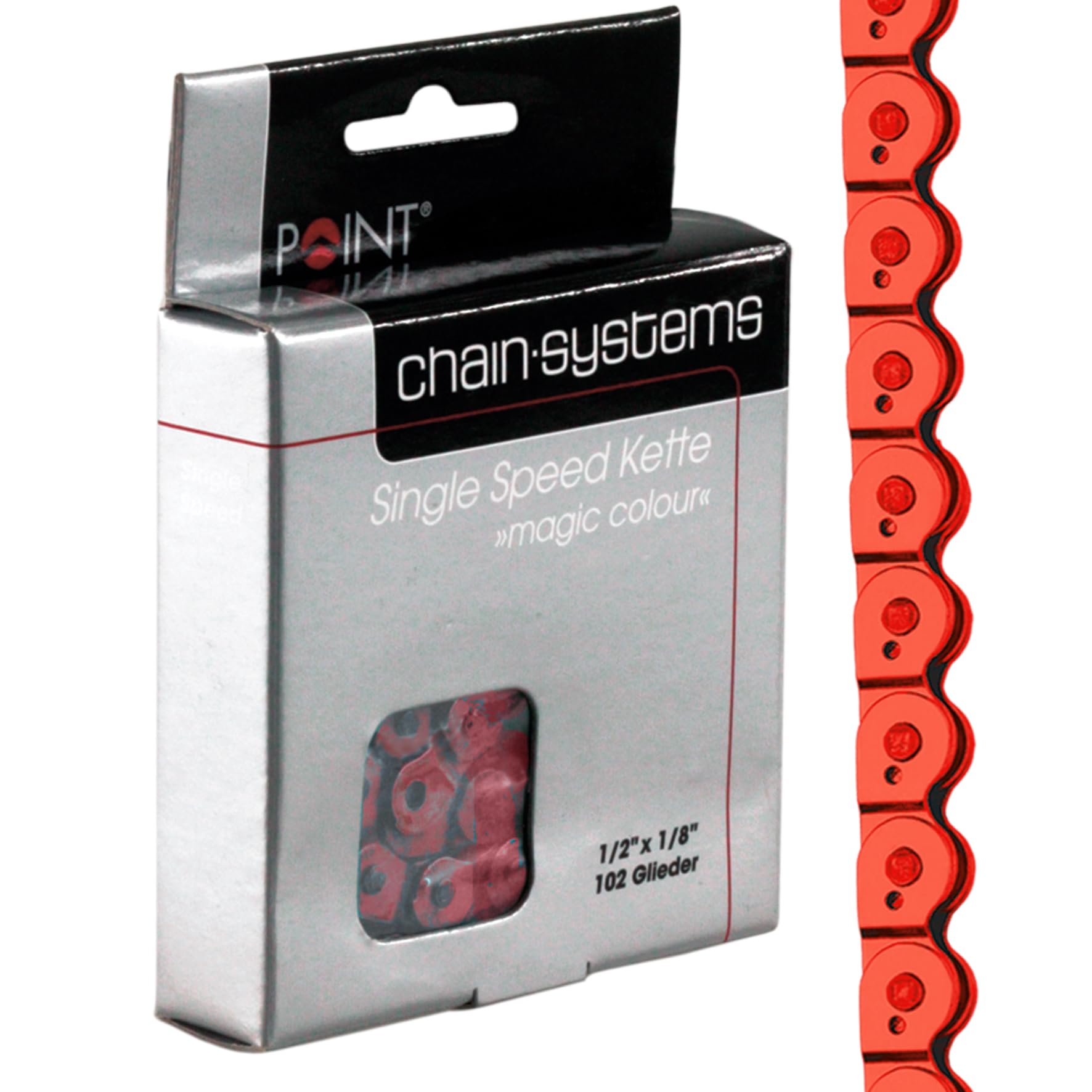 Point Unknown - Catena per Bicicletta, 102 Maglie, 1/2'' x 1/8''