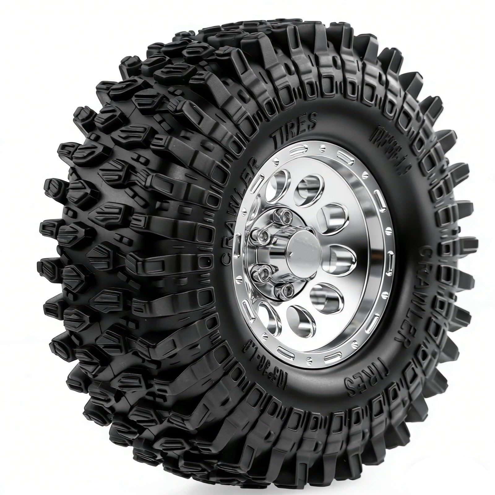 RC Pneumatici Ruote Per Traxxas Per TRX4 Per Axial Per SCX10 II III Per Redcat Gen8 Gen7 1/10 1.9 Ruote Pneumatici Beadlock 12mm Hex Crawler Aggiornamenti
