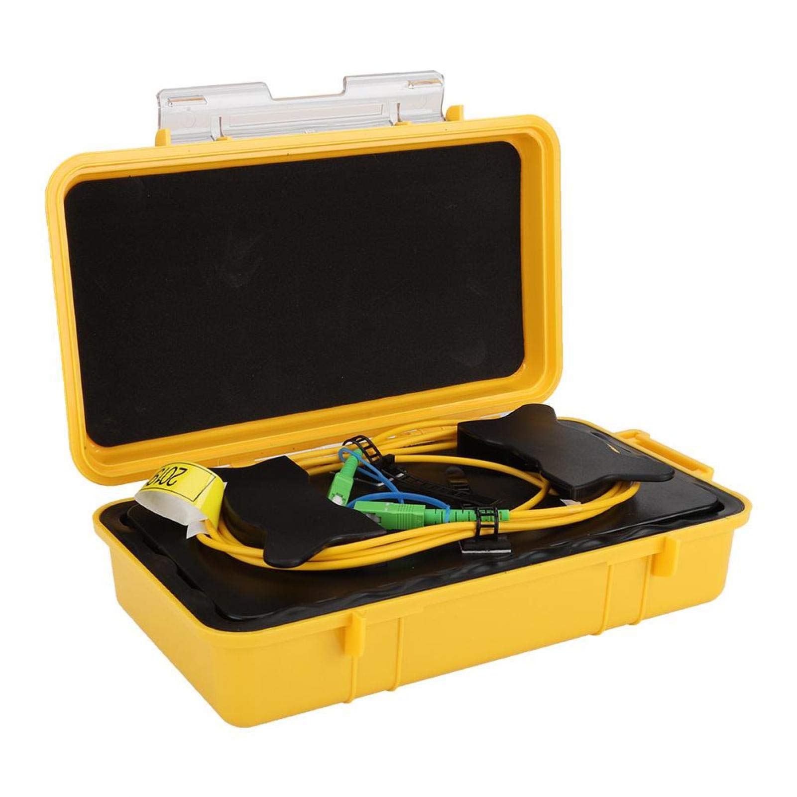 Launch Cable Box, Fiber Ring SC/APC-SC/APC Fiber Optic Single Mode Dead Zone Eliminator SM 1km for OTDR Test Blind Area