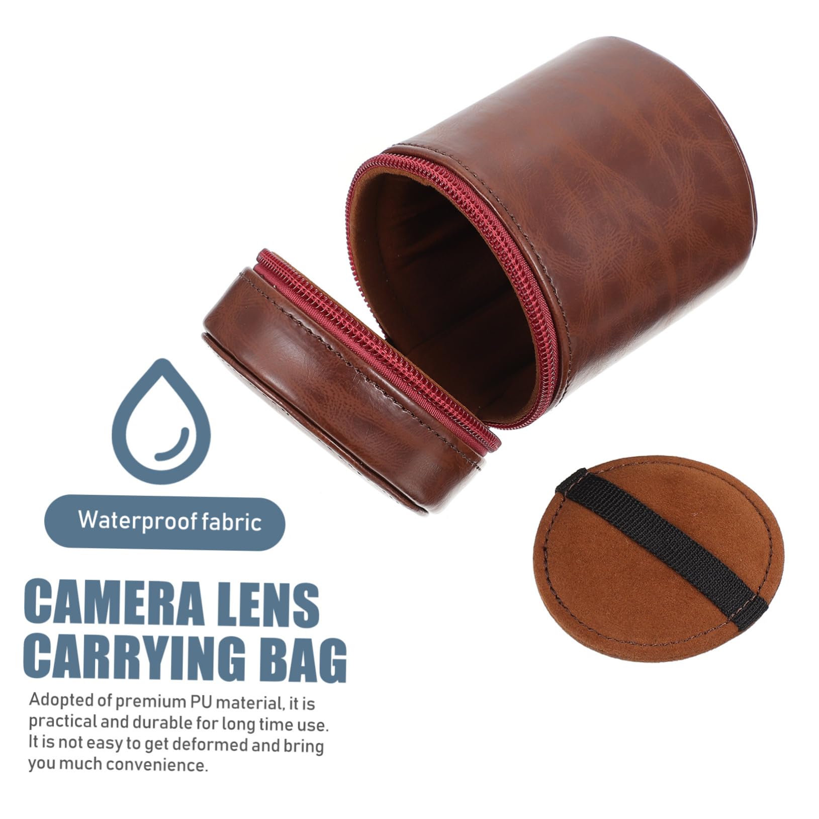 Hemobllo Estuche para Lentes de Cámara de 3 Piezas Bolsa de Transporte para Lentes Y Cámaras Bolsa Resistente para Almacenamiento de Lentes de Cámara para Un Transporte Seguro.