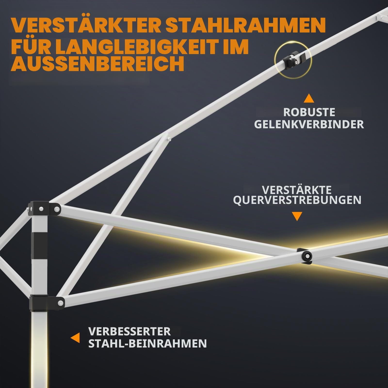 EAGLE PEAK 3x3m Schrägbein, Pop-Up-Überdachung, einfache Einrichtung für eine Person, sofortige Outdoor-Strandüberdachung, faltbar, tragbar, Sportunterstand,grün