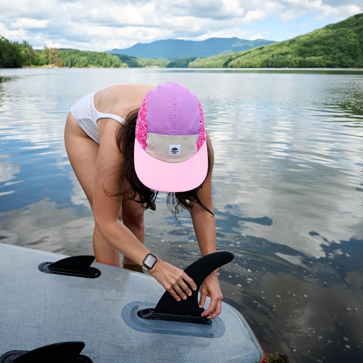 Turtle Fur Offgrid 5 Panel Hat - Adjustable UPF 50+ Baseball Cap with Lightweight, Floatable Brim and Moisture-Wicking Band