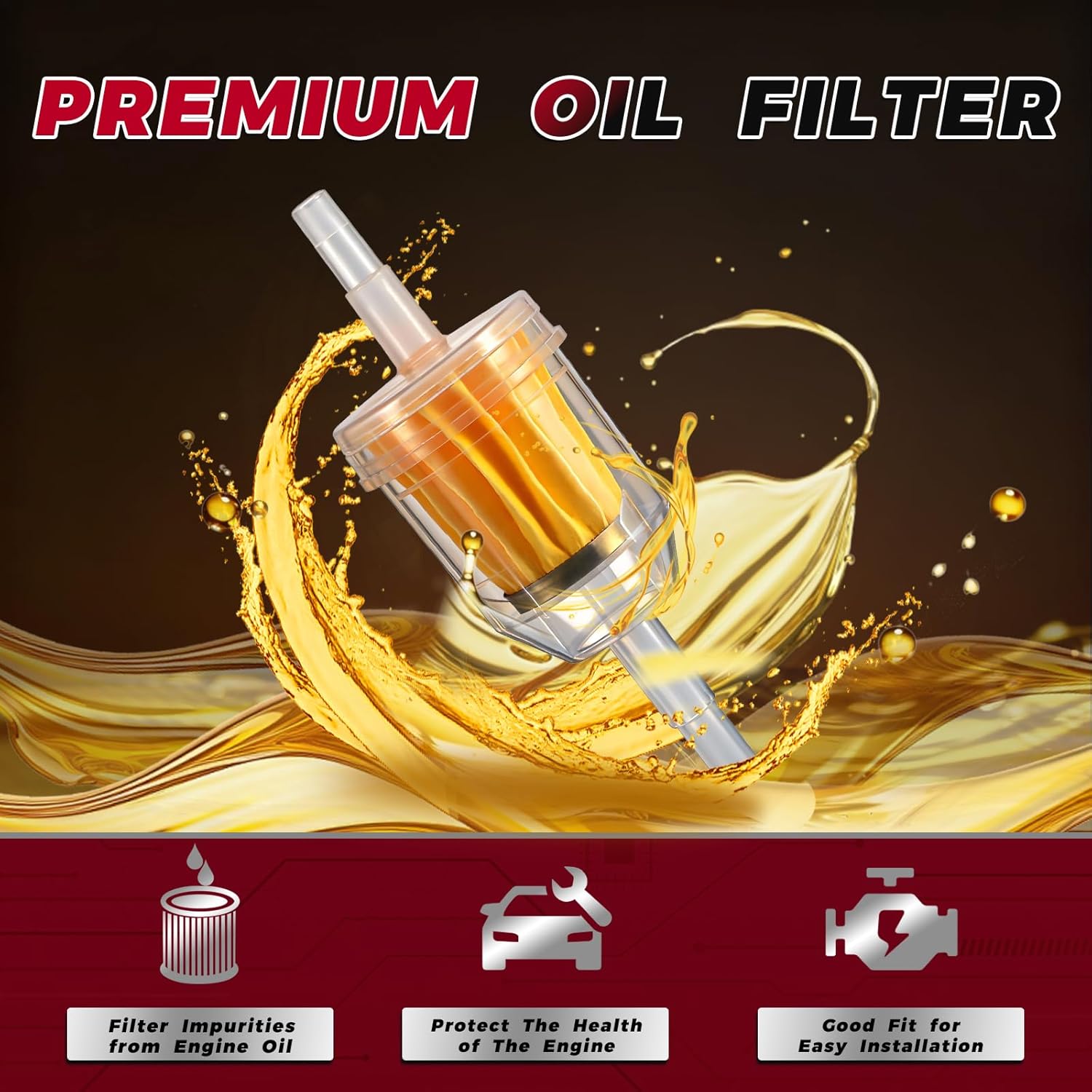 ATV Carburetor Racing Carb with Air Filter and Oil Filter for KFX 90 KFX90 KFX 50 KFX50 2007-2025, 15004-Y006 15004-Y008 15004-Y003 15004-Y005