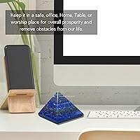 Vista 408 de Amazing Gemstone Amethyst Pyramid Crystal Healing Stones - 2" Great Pyramid Figurine of Natural Stone Pyramid for Meditation, Reiki, Chakra