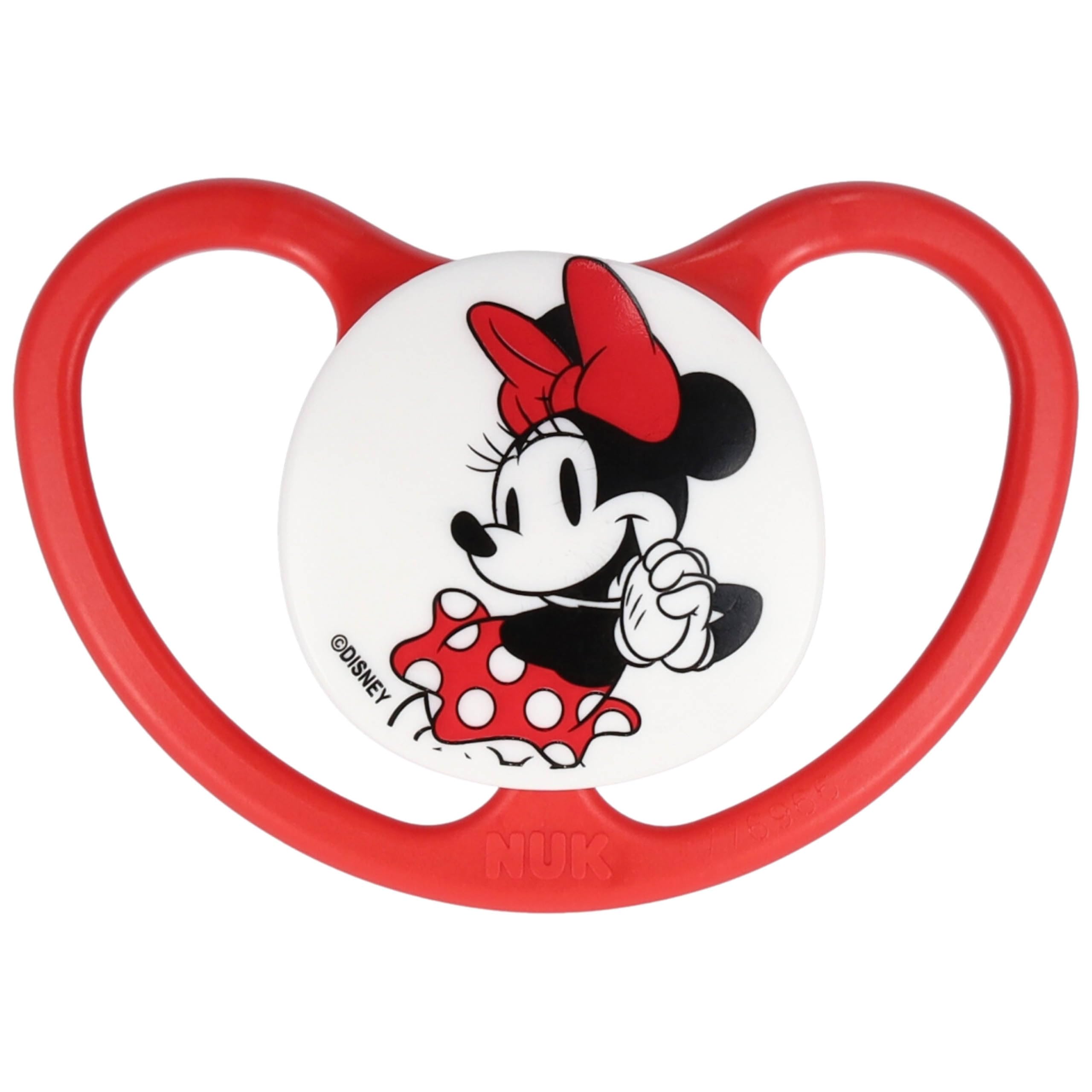 Soother, Orthodontic Silicone Soother for Newborns Aged + case (Disney Minnie Mouse B, 18-36m)