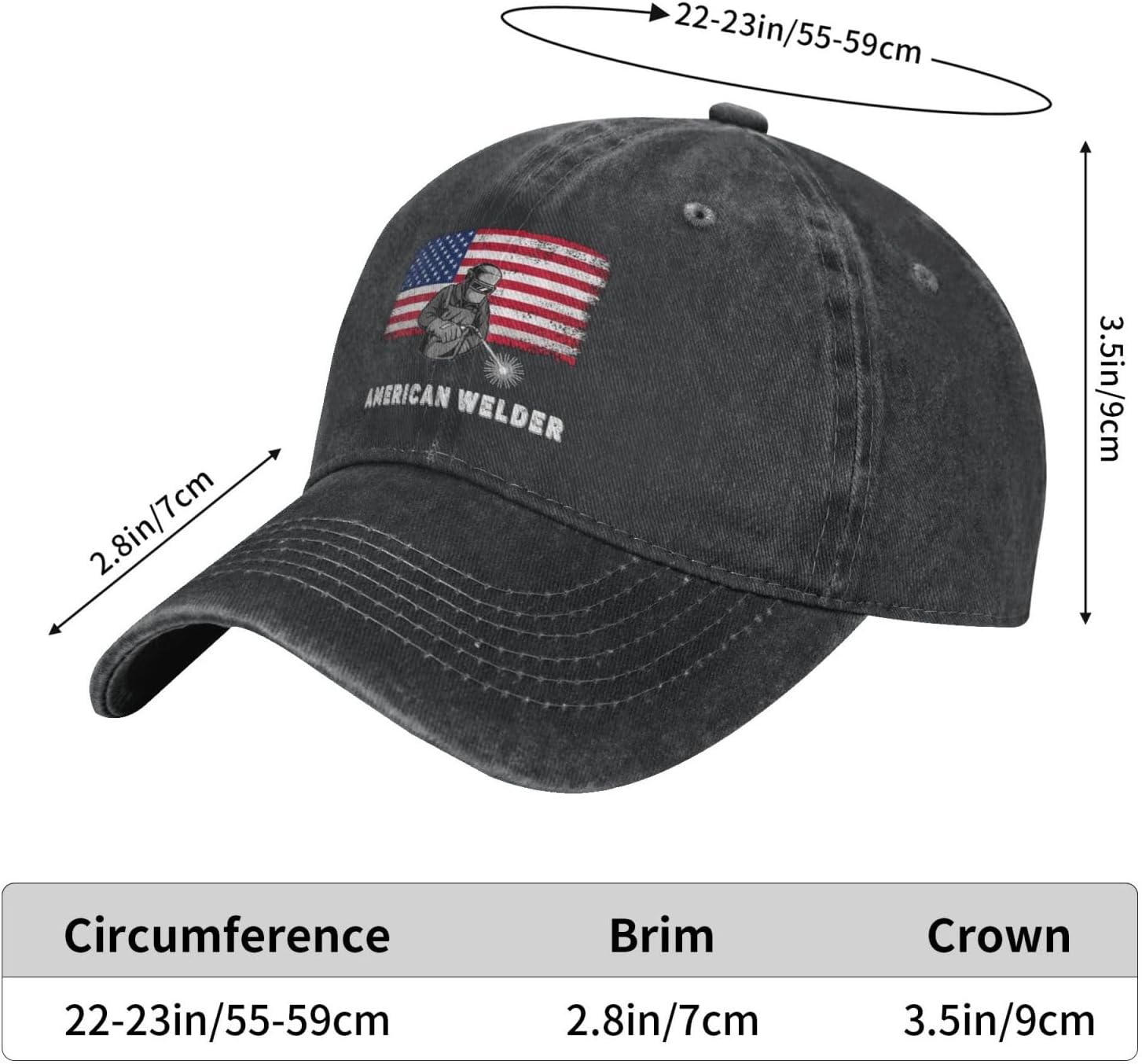 American Flag Casquette Hat Dad Trucker Flat Bill Baseball Cap for Men Women Vintage Adjustable - Image 7