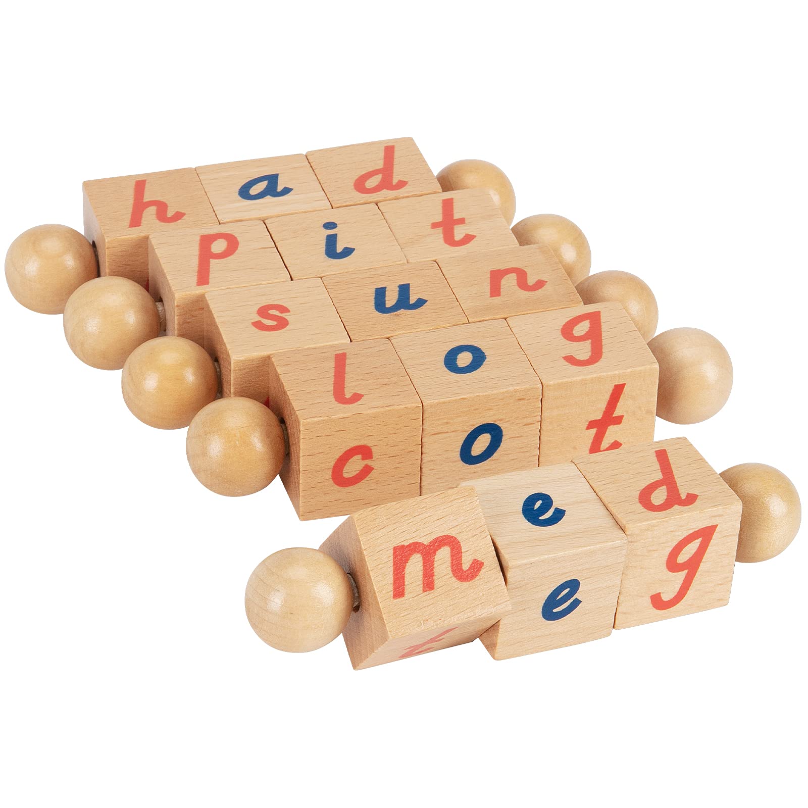 Buy Seanmi Wooden Letter Blocks Montessori Educational Toys For