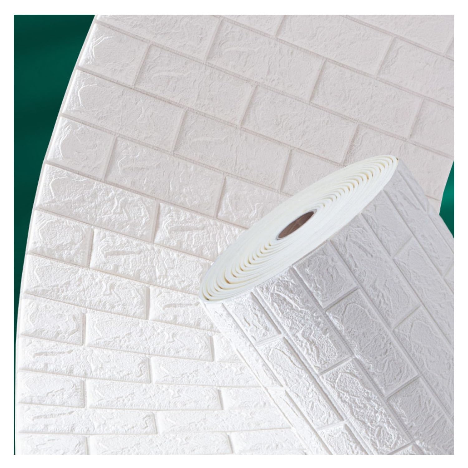 Panneaux muraux mousse 3D étanches pour rénover un mur humide de salle de bain