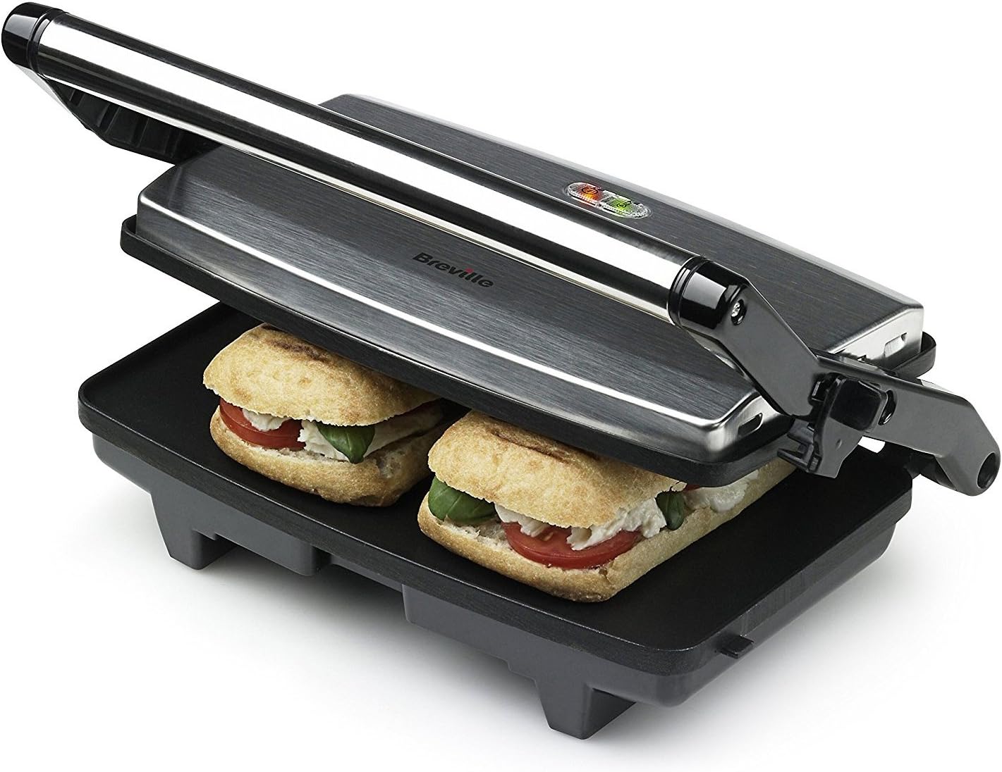 Breville VST049 Cafe Style Sandwich Press, Silver