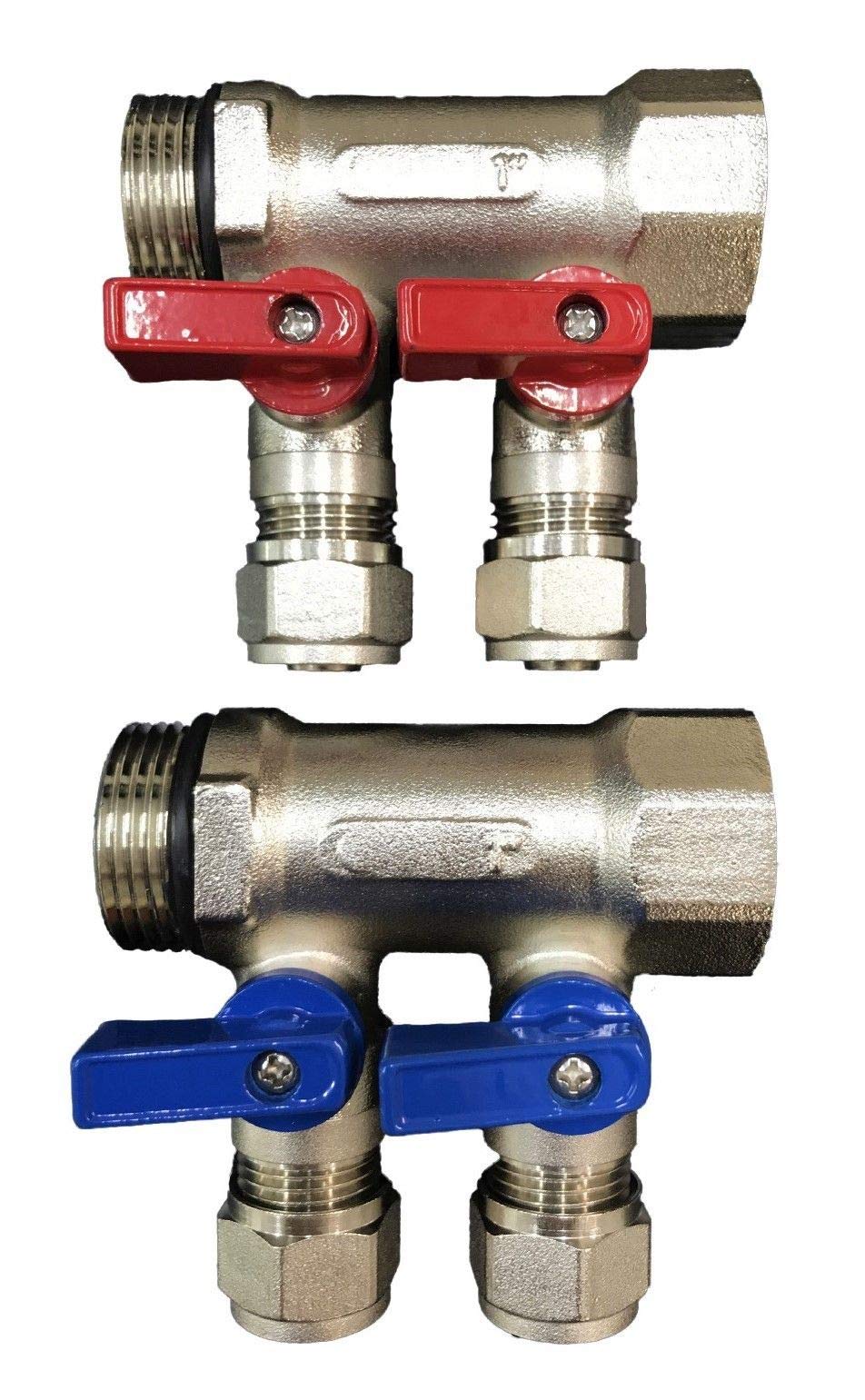 2 Loops Plumbing Manifolds w/ 1