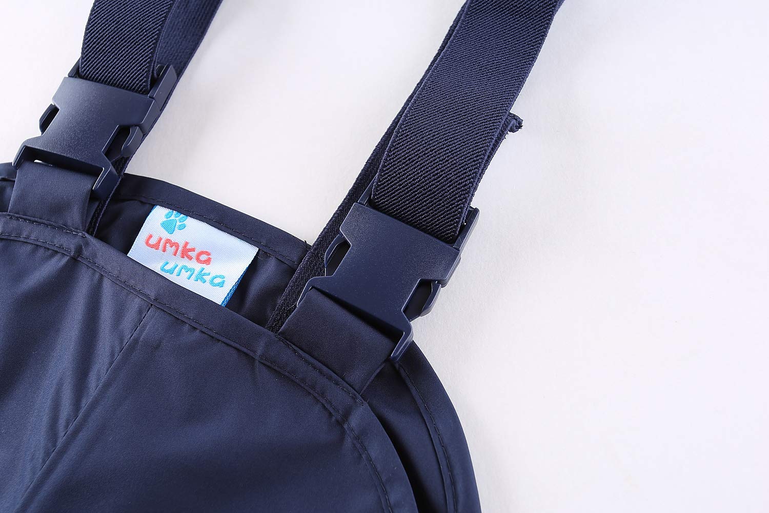 Pantalon de Pluie pour Fille et garçon, Salopette doublée en Polaire pour Enfant de 1 à 7 Ans, Pantalon Boue, Salopette de Pluie doublée avec réflecteurs