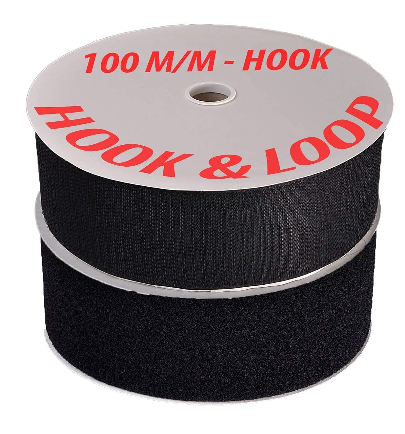 Sponsored Ad - Nylon Non-Adhesive Fastener Interlocking Tape for Sewing Crafts, DIY, Clothes, Shoes | Hook & Loop Tape for Stationary, Tools, Household Purposes (Black, 100MM, 1MTR)