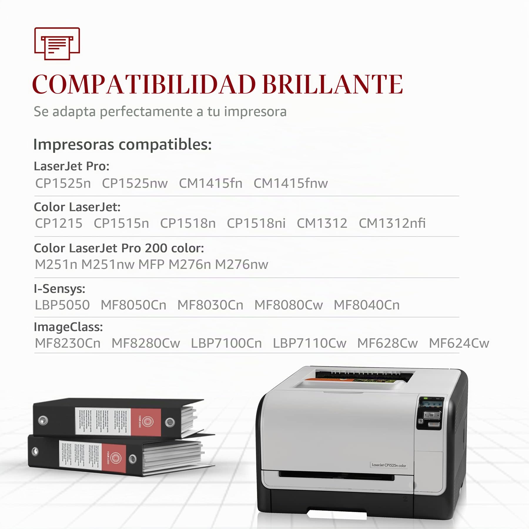 Toner Kingdom Reemplazo de cartucho de tóner compatible para HP 131X CF210X CF210A 131A per HP LaserJet Pro 200 Color M251n M251nw M276nw,128A CF320A CM1415FNW CP1525N,125A CB540A CP1515n CP1215,4PK