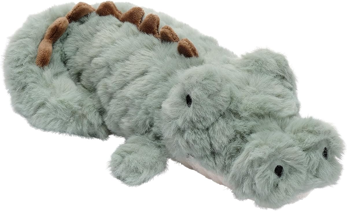 Lambs & Ivy Jungle Story Plush Green Alligator Stuffed Animal Toy - Snappy