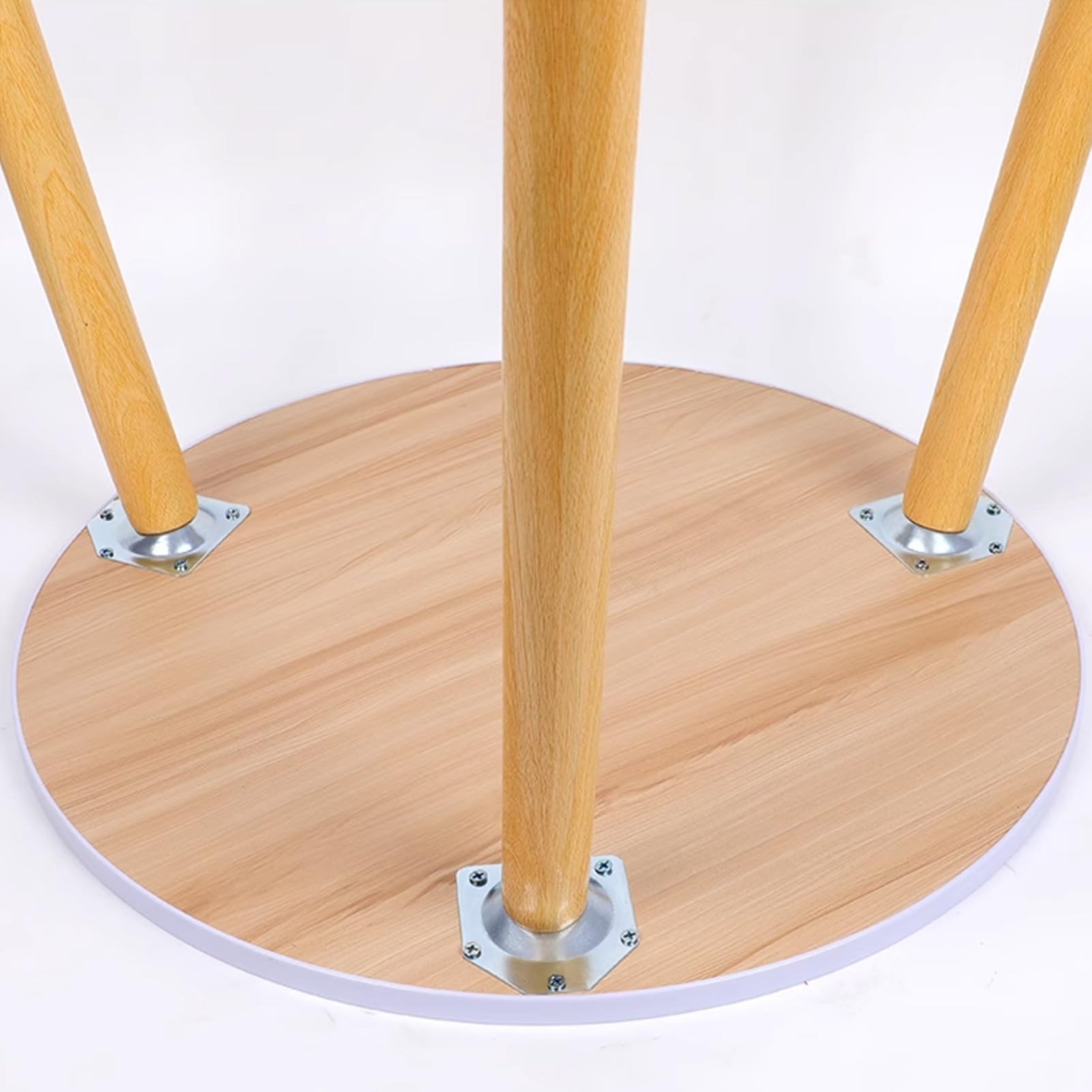 Nogi do mebli z litego drewna, 4 szt. Stożkowe drewniane nogi meblowe z płytą montażową i śrubami w wielu rozmiarach(55cm(21.6in))