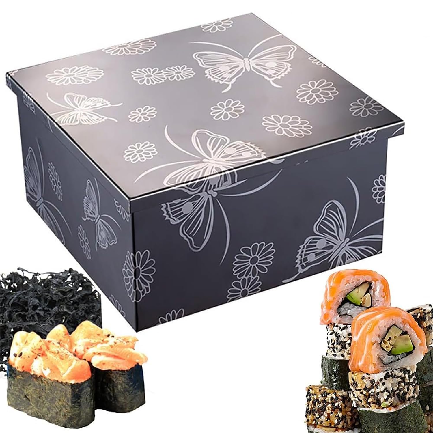 Caja De Secado De Algas, Sushi Cocina Horno De Secado Con Bombilla De Calefacción Y Partición Separada, Algas De Calefacción Hace Que Sea Crujiente Para El Secado De Nori, Algas, Verduras, Sushi