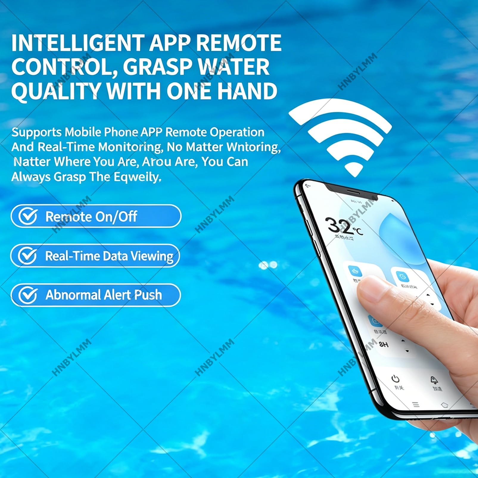 Système de electrolyseur sel piscine – Générateur de chlore au sel avec cellule en titane, contrôle par application, panneau numérique, autonettoyant, pour piscines jusqu'à 42 000 gallons 16000Gal
