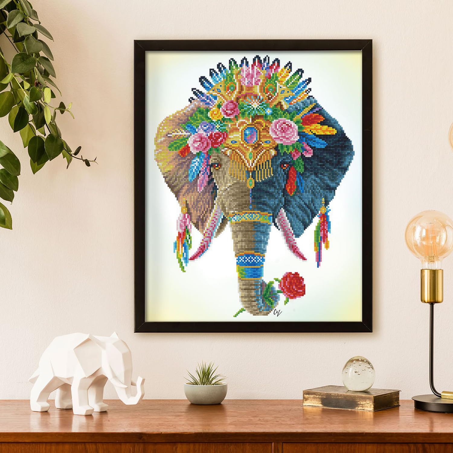 Amazon.com: DIAMOND DOTZ Bohemian Elephant Diamond Painting Kits