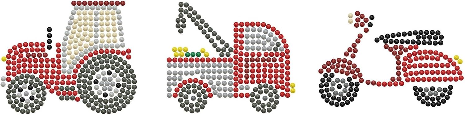 DIAMOND DOTZ Dotzies Honk Honk Stickers Diamond Painting Kits for Kids - Diamond Art Kits a Relaxing Creative Craft Kit with Dotz Gems [Misc. Supplies]