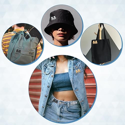 Miniatura 7 de 10 pares de botones de oso para jeans, hebilla de cintura ajustable, hebilla de cintura extraíble, no requiere costura, apriete de botón para falda