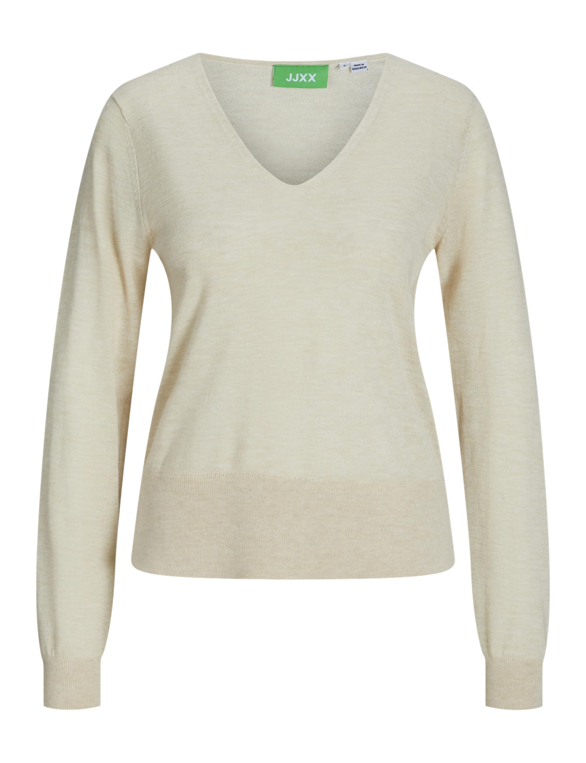 JJXX Jack&Jones JXATHENA V-Neck Knit Noos, Cloud Dancer, M