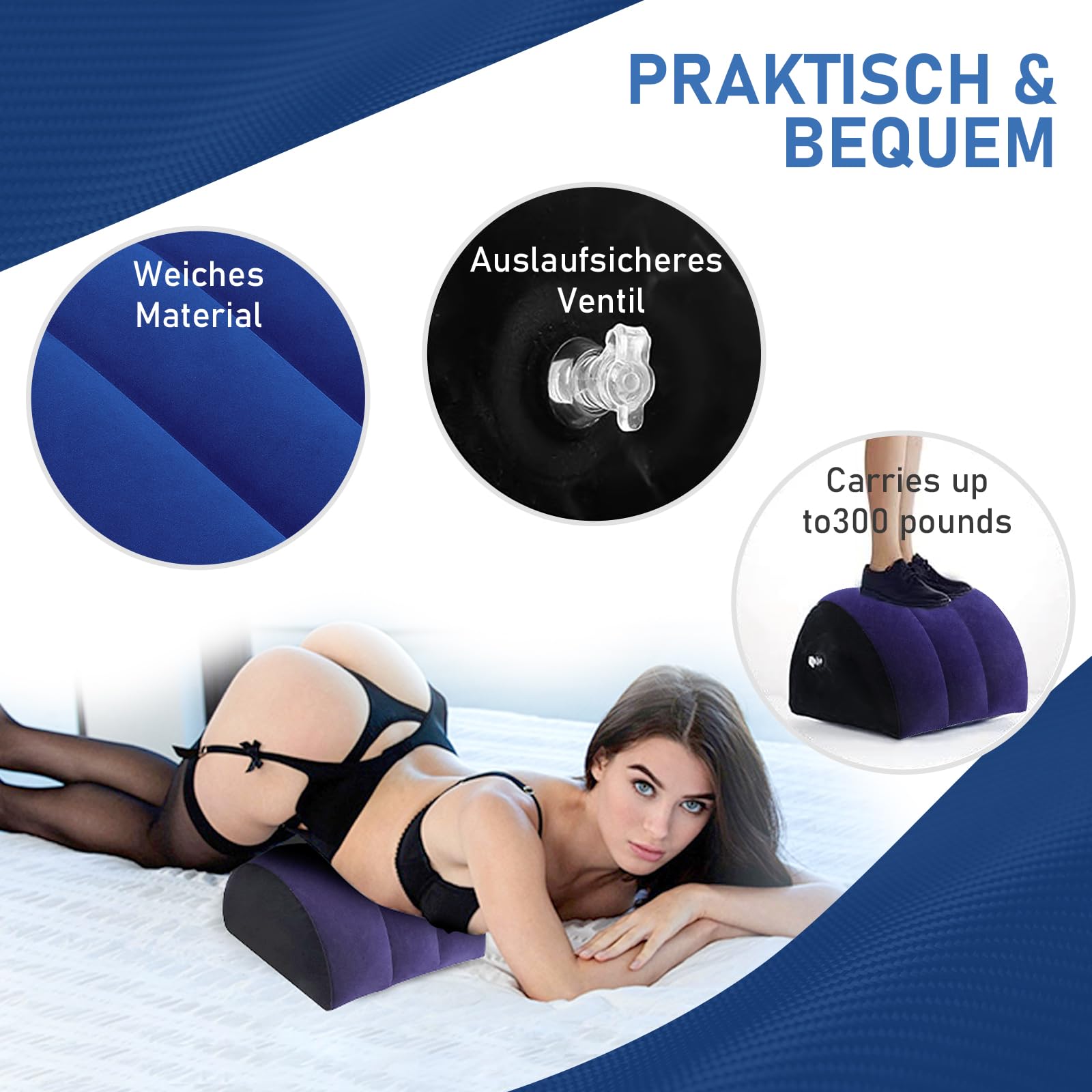 pillow with thrusting dildo Vibrating Inflatable Butt Plug with Remote– Hamilton Park Electronics main image 0
