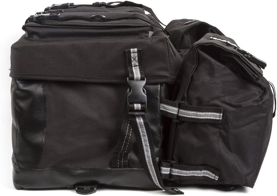 OHMOTOR ATV Cargo Bag Rear Rack Gear Bag Made of 600D Waterproof Fabric