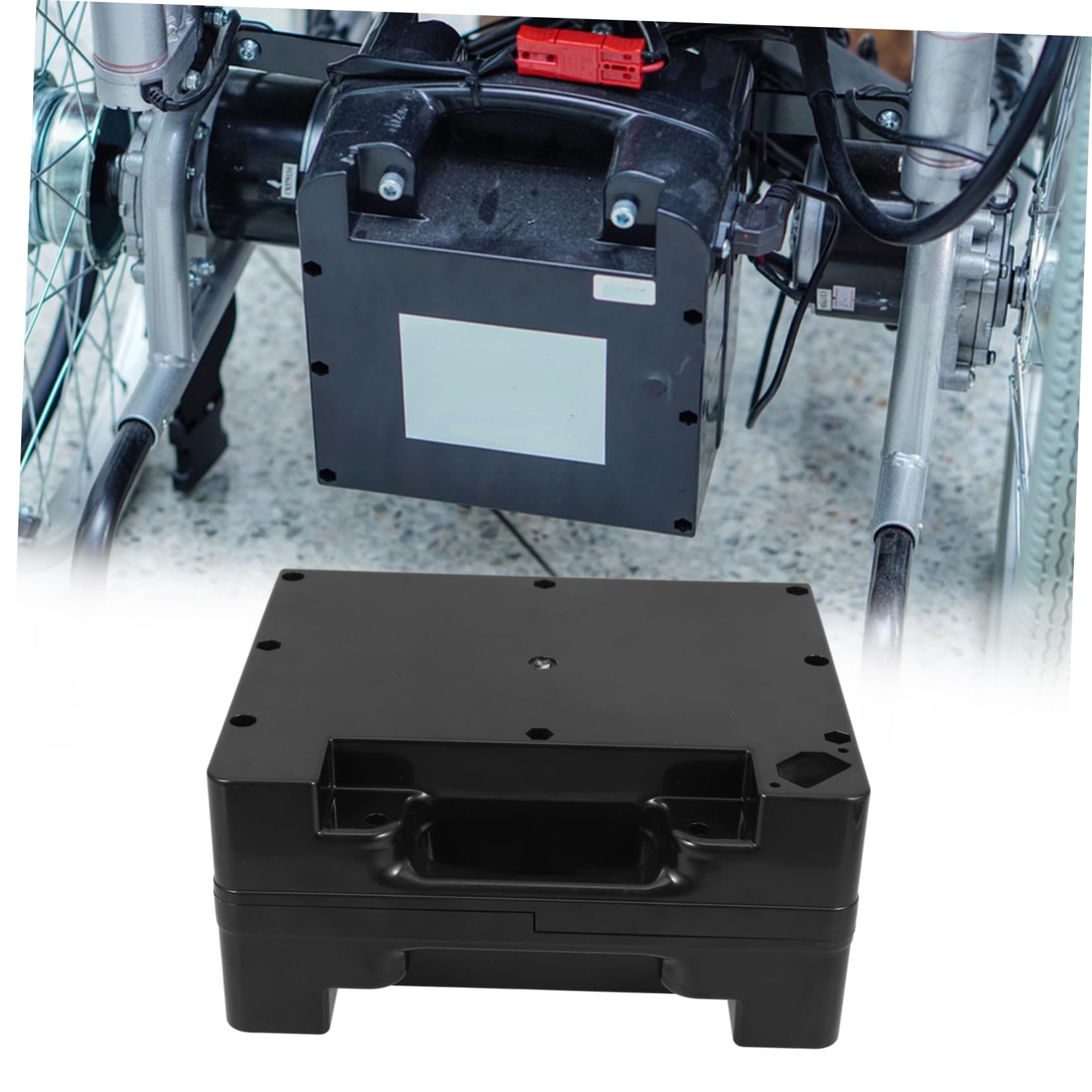 Alipis Scatola Di Trasporto Per Batteria Da Ah Per Sedia Rotelle Elettrica Custodia in Plastica Per Proteggere Batterie Supporto Per Organizzare La Sedia Rotelle