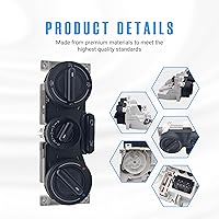 Vista 3 de 599-153 Módulo de control climático para Volkswagen Beetle Jetta Golf Cabrio 1994-2010 1C0820045E01C 7 PINS