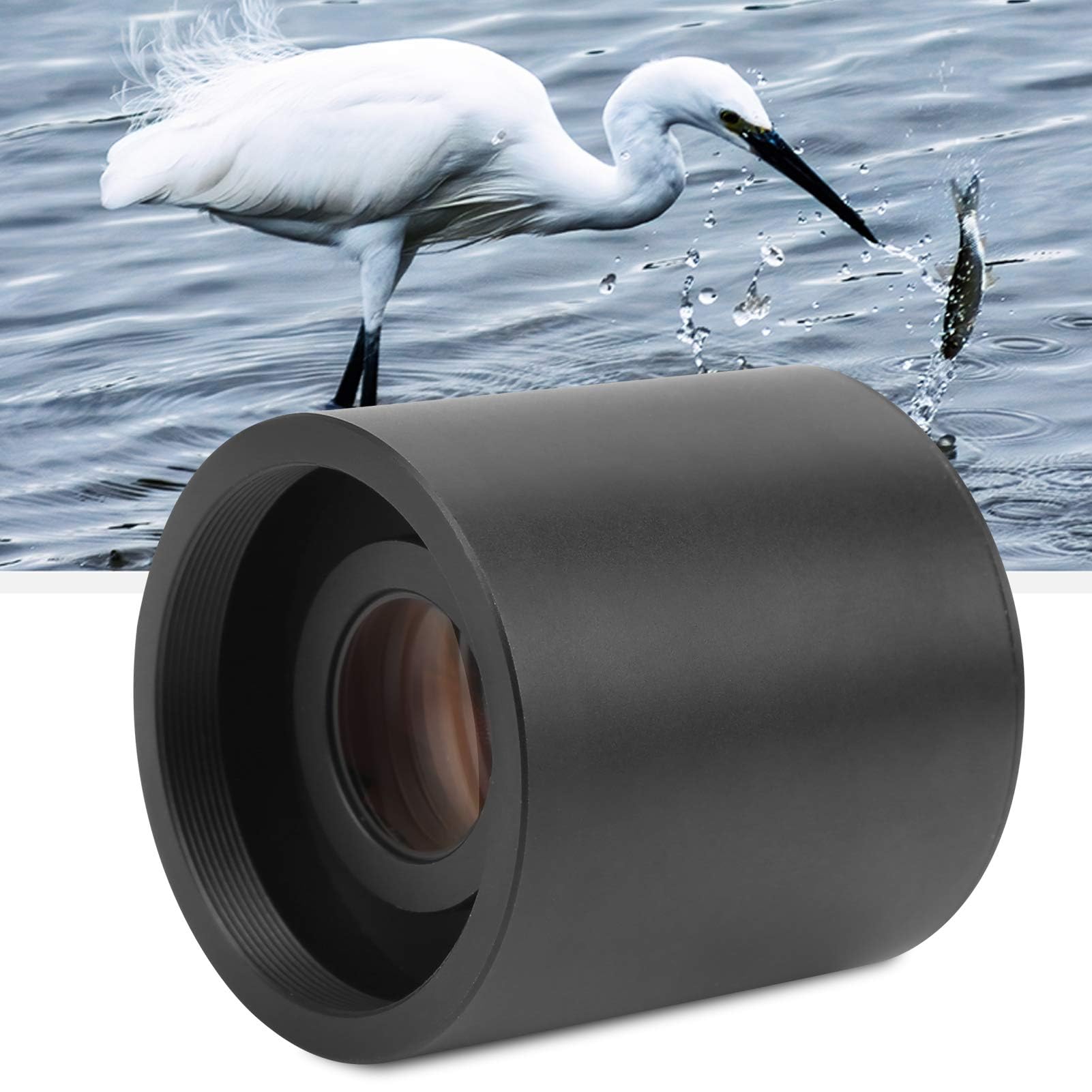Dpofirs 2X téléconvertisseur d'objectif de convertisseur, pour Monture à baïonnette M42mm 650-1300mm 900mm 420-800mm, utilisé Entre Les appareils Photo Reflex, objectifs, Animaux,
