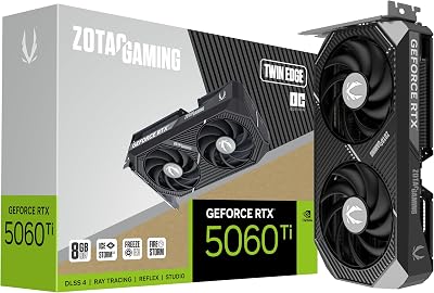ZOTAC Gaming GeForce RTX 5060 Ti 8GB Twin Edge OC DLSS 4 8GB - best gpus
