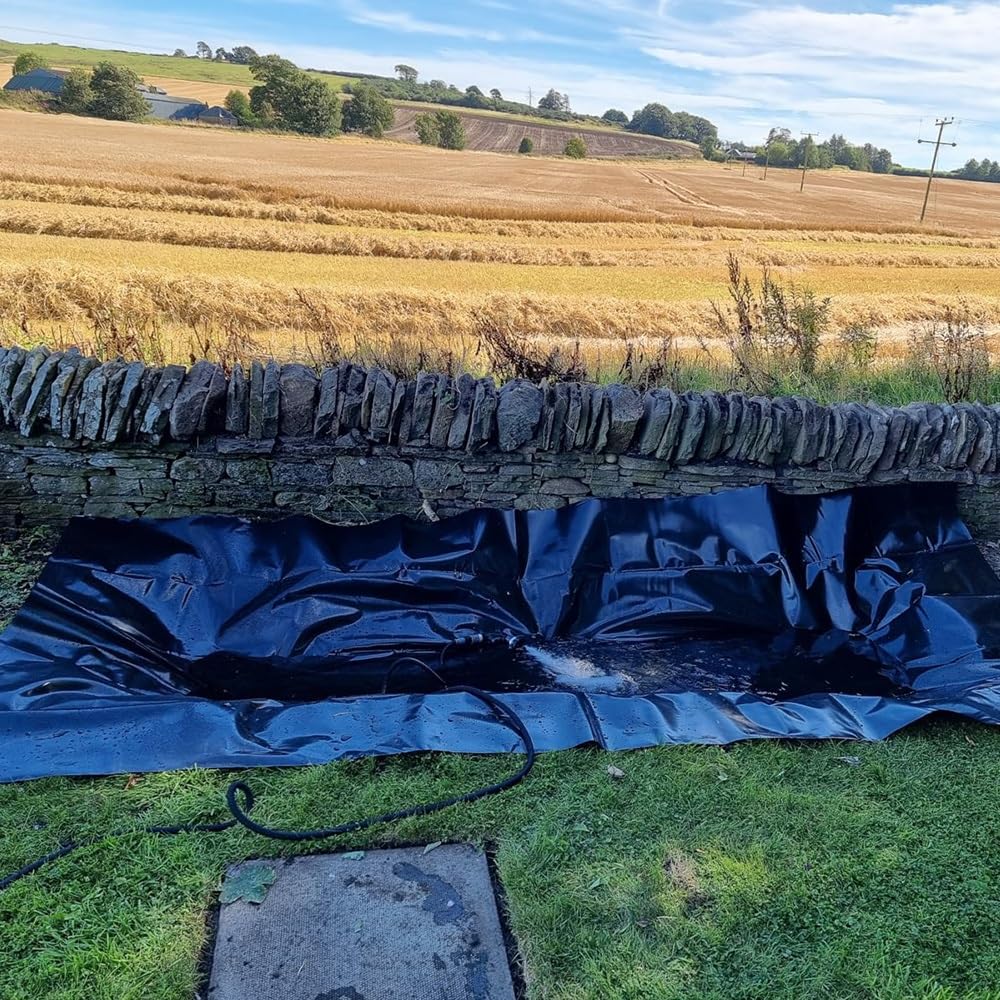 5 x 15 m ogrodowa wkładka do stawu – elastyczna wodoodporna plandeka do kształtowania krajobrazu na zewnątrz, wodospadów, basenów i strumieni, łatwa instalacja, idealna do projektów ogrodowych i